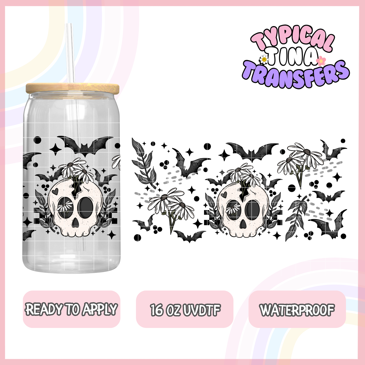 UVDTF #1505 | 16oz UVDTF Wrap | POD